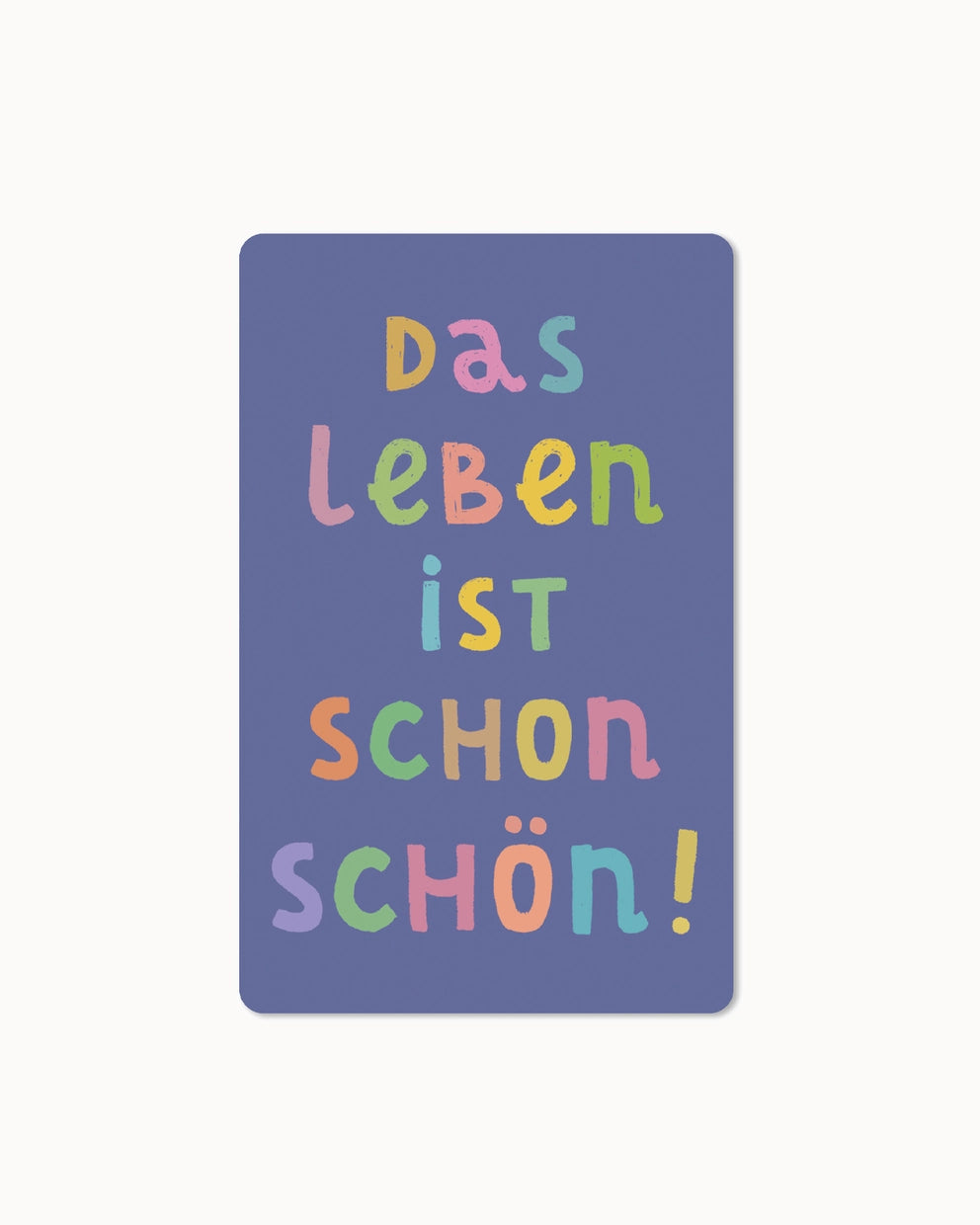 Lunacard Postkarte *Das Leben ist schon schön