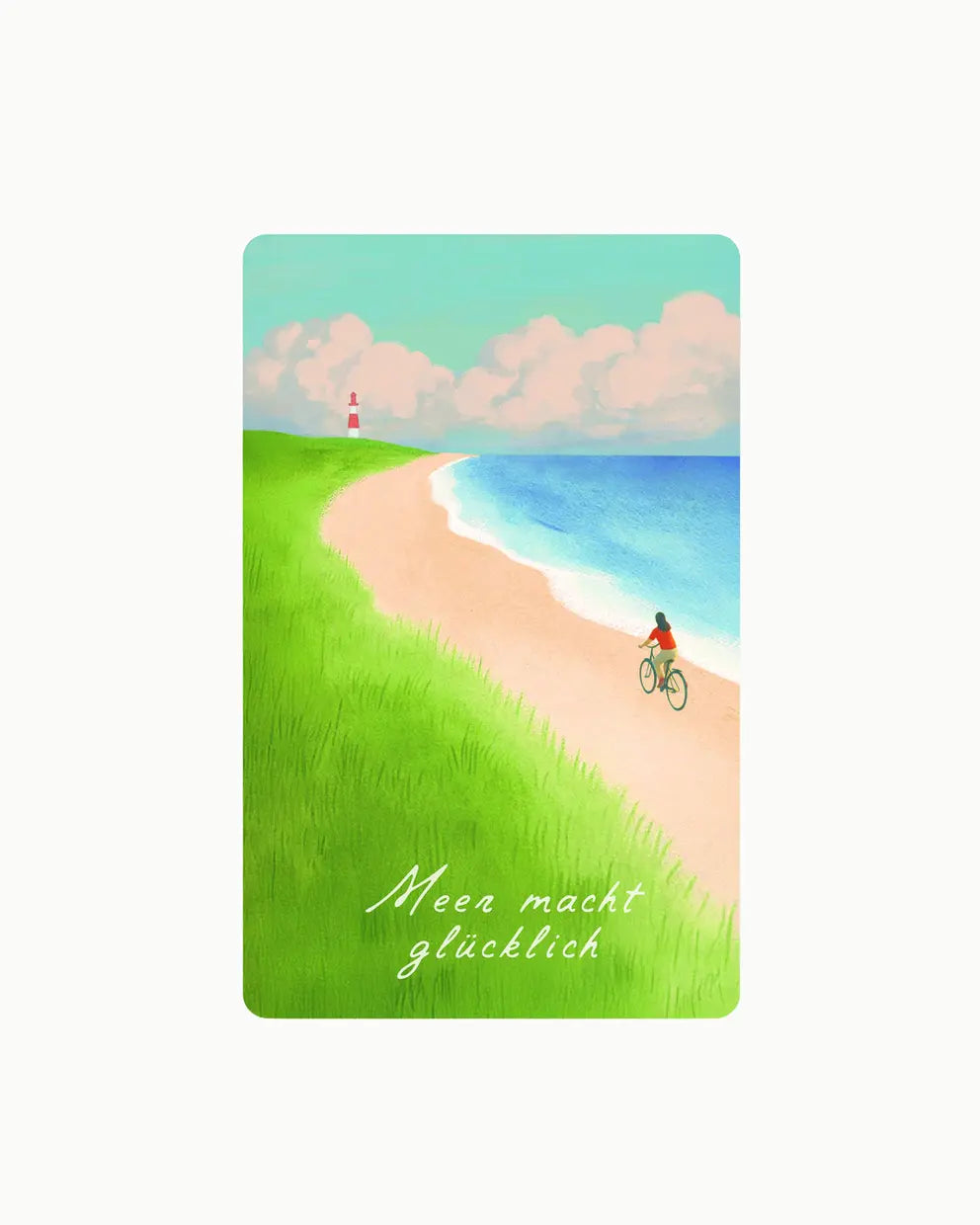 Lunacard Postkarte *Meer macht glücklich