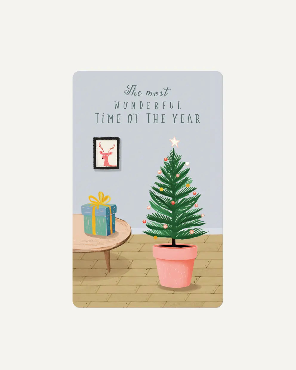 Lunacard Postkarte *most wonderful time of the year