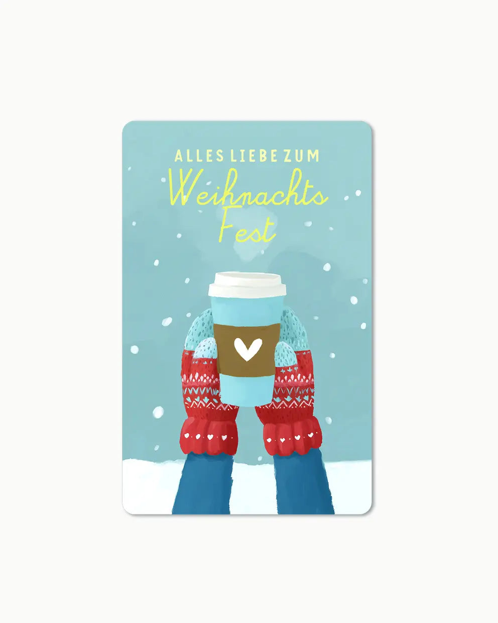 Lunacard Postkarte *Weihnachtsfest