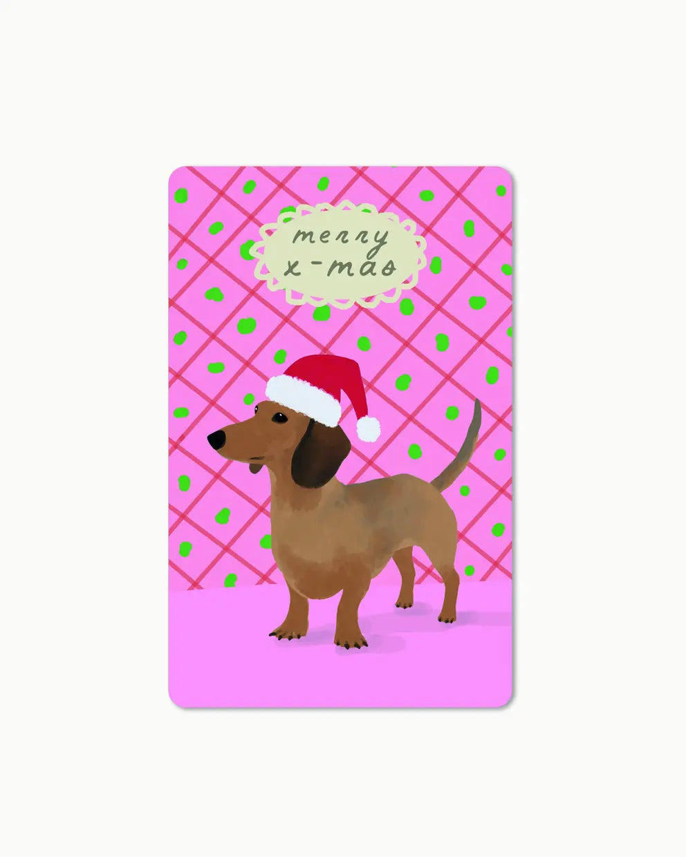 Lunacard Postkarte *Christmas dog