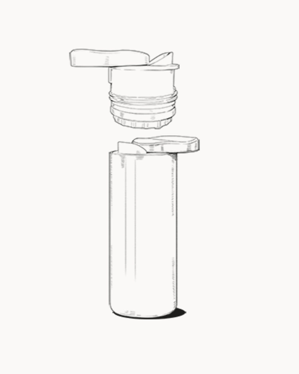 Slide Cup Neo / Thermosflasche Marsh flowers
