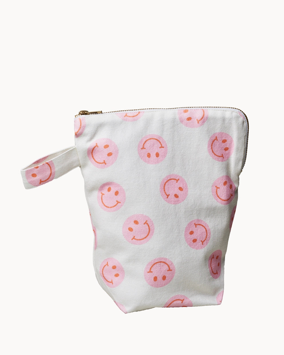 Organic Cotton Vanity Bag. Smilies