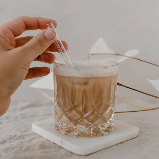 Strohhalme aus Glas (4er Set)