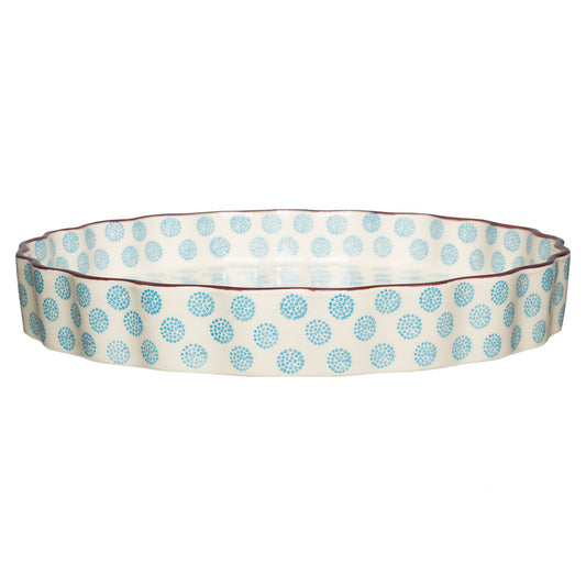 Quicheform 27cm blau