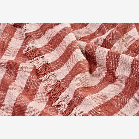 Decke / Tischdecke / Kuscheldecke Baumwolle kariert