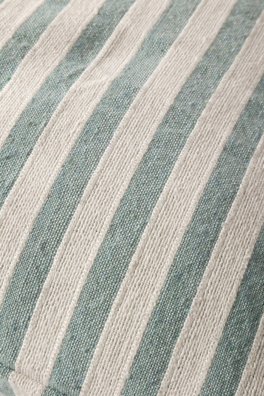 Kissen Türkis gestreift 50x50 cm