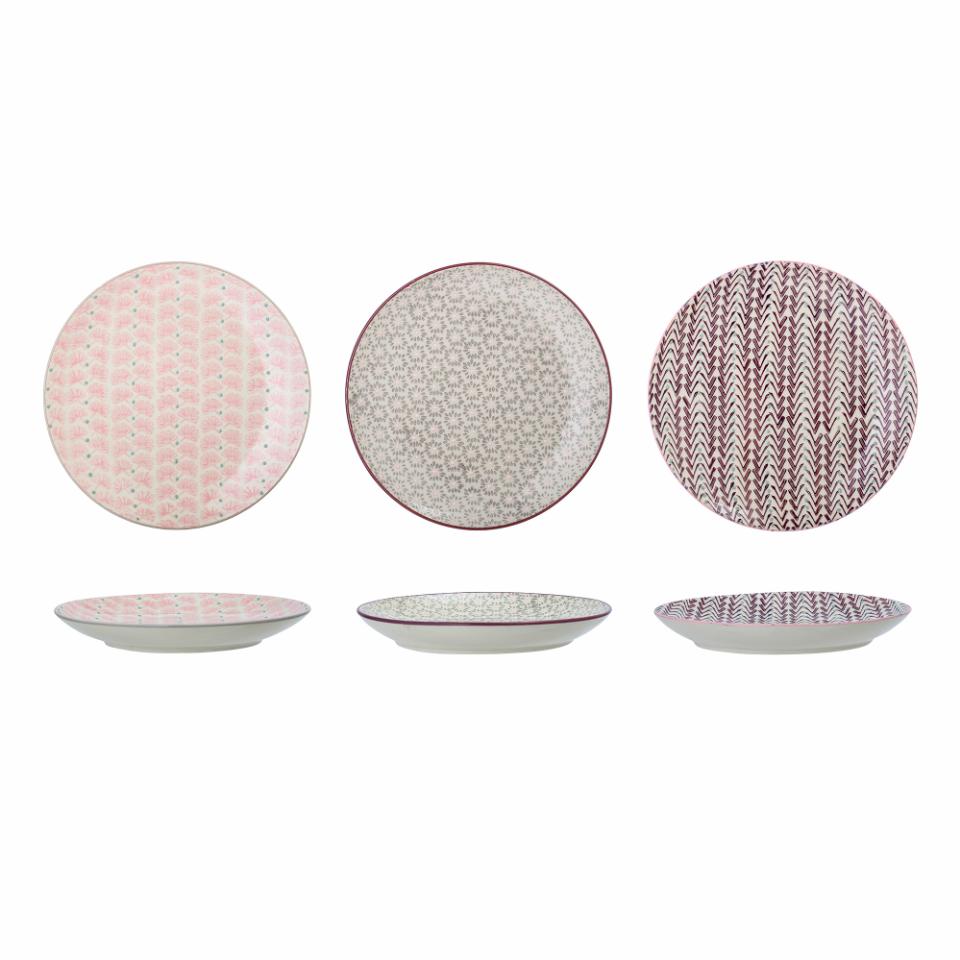 Teller Maya violettes Muster