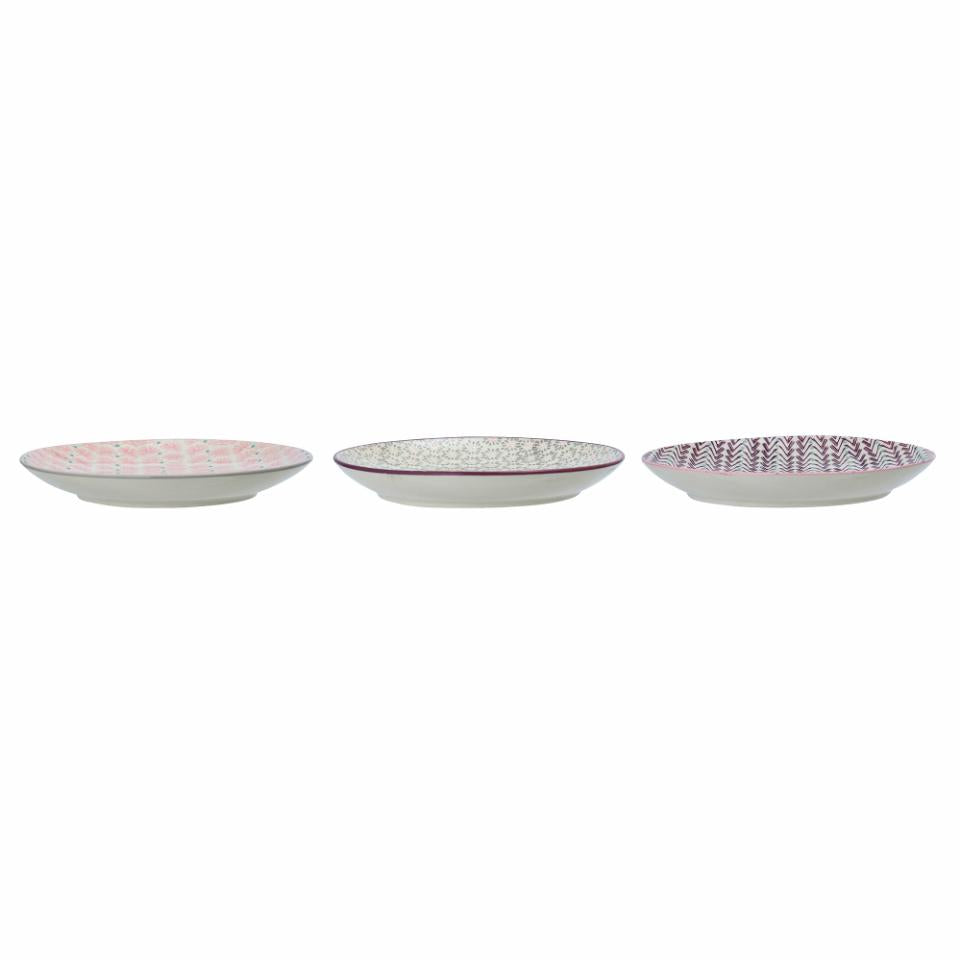Teller Maya violettes Muster