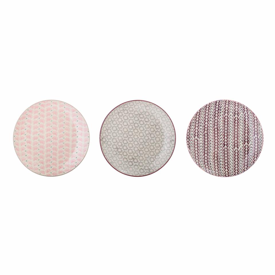 Teller Maya violettes Muster