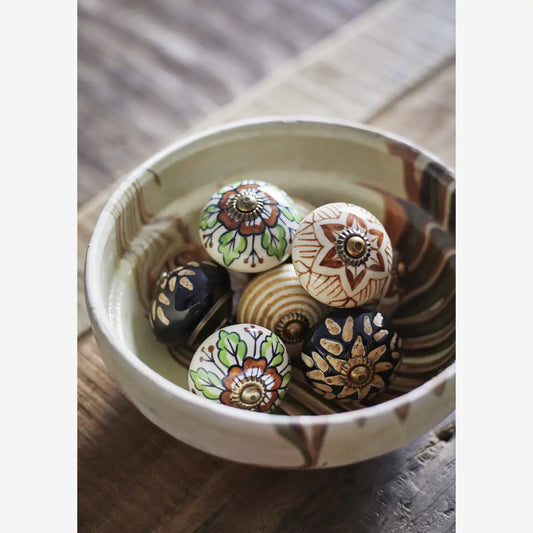 Möbelknopf handbemalt