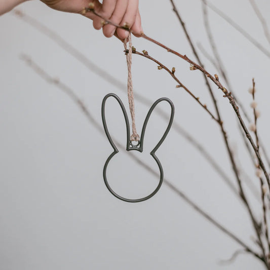 Metalldeko "Hase"