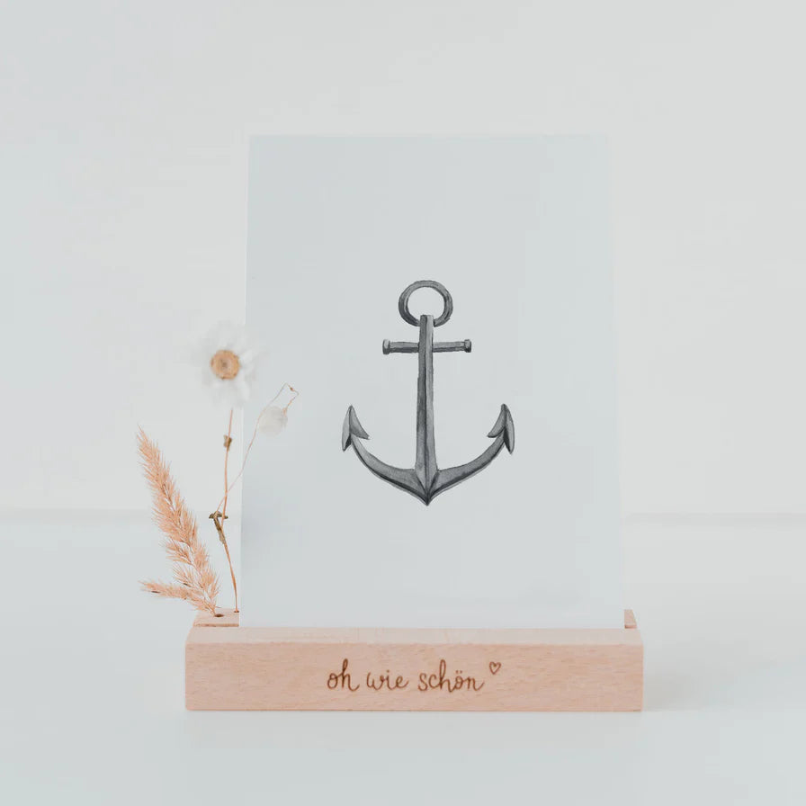 Aquarellkarte "Anker"