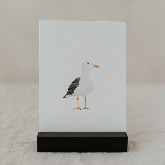 Aquarellkarte "Möwe"