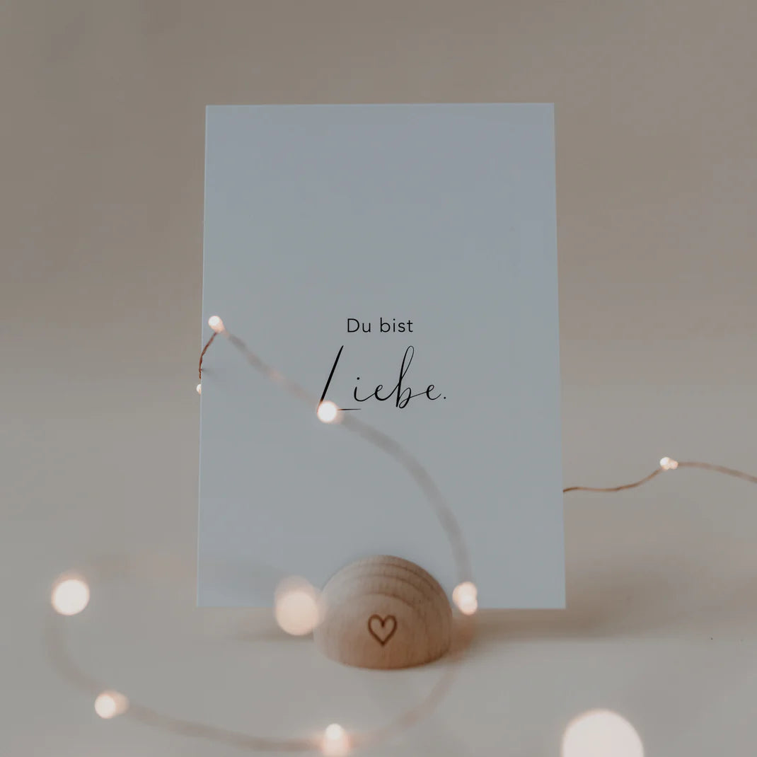 Postkarte Du bist Liebe