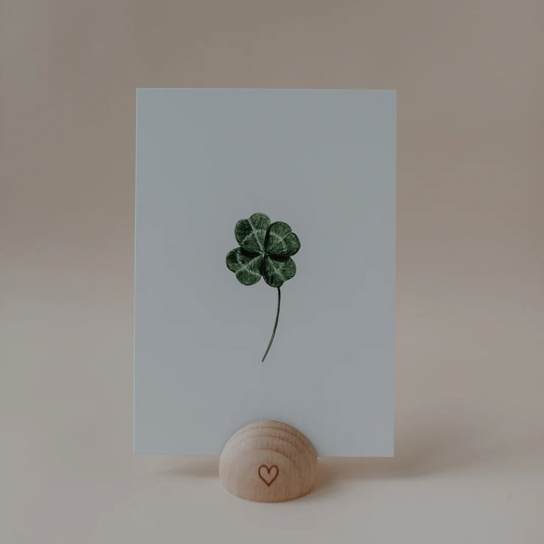 Postkarte Kleeblatt