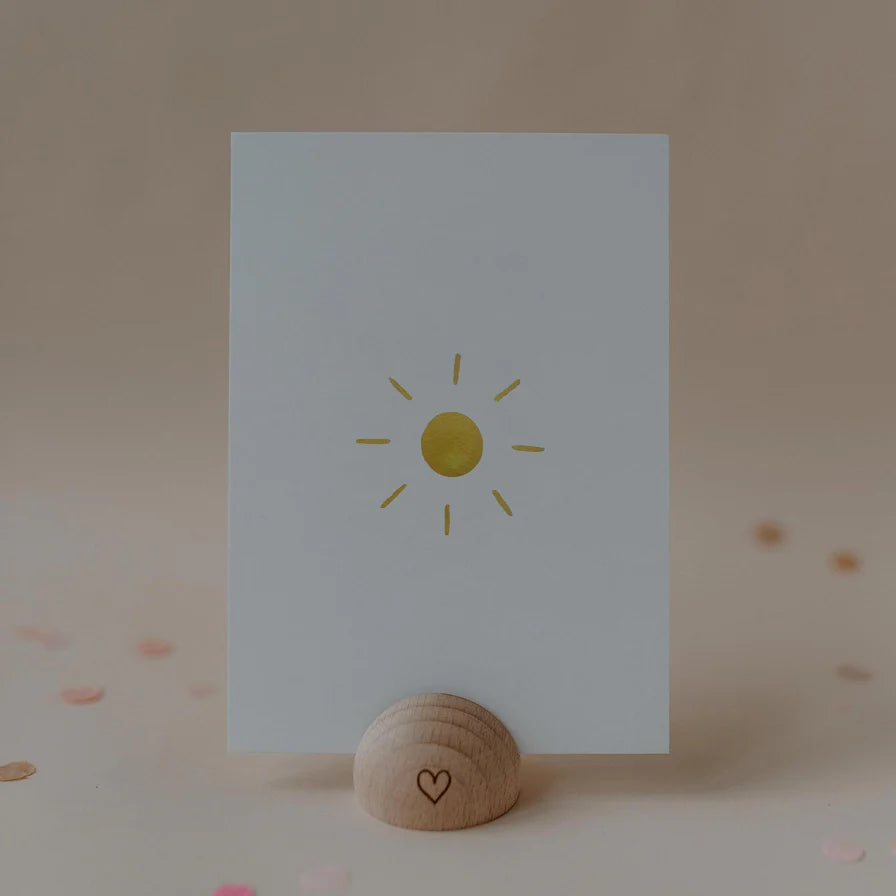 Aquarellkarte "Sun"