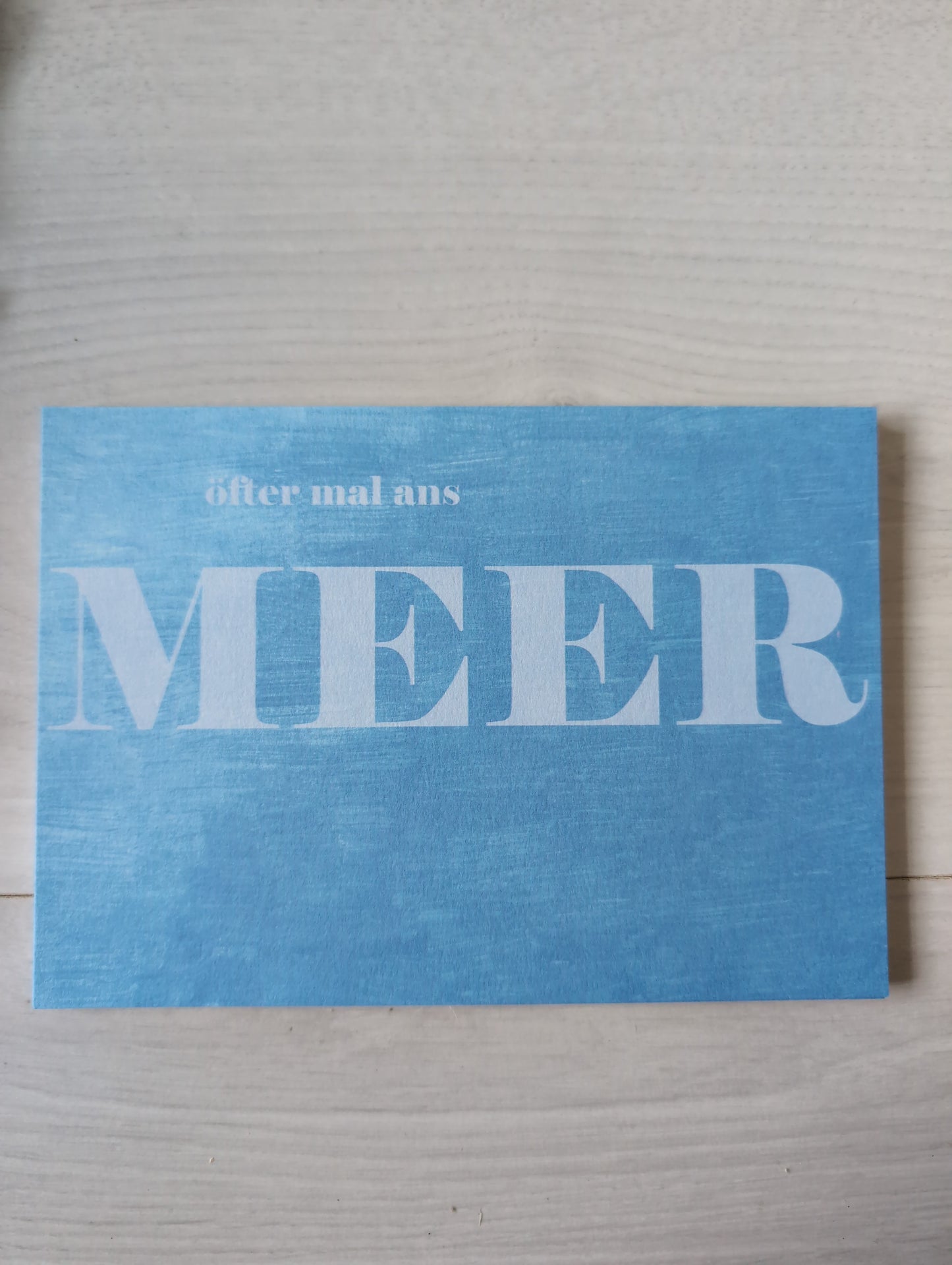 Postkarte "öfter mal ans MEER"