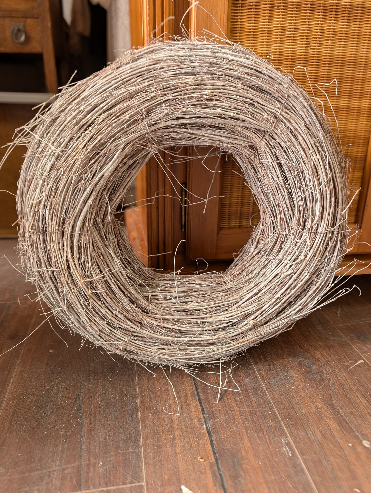 Kranz Rattan groß