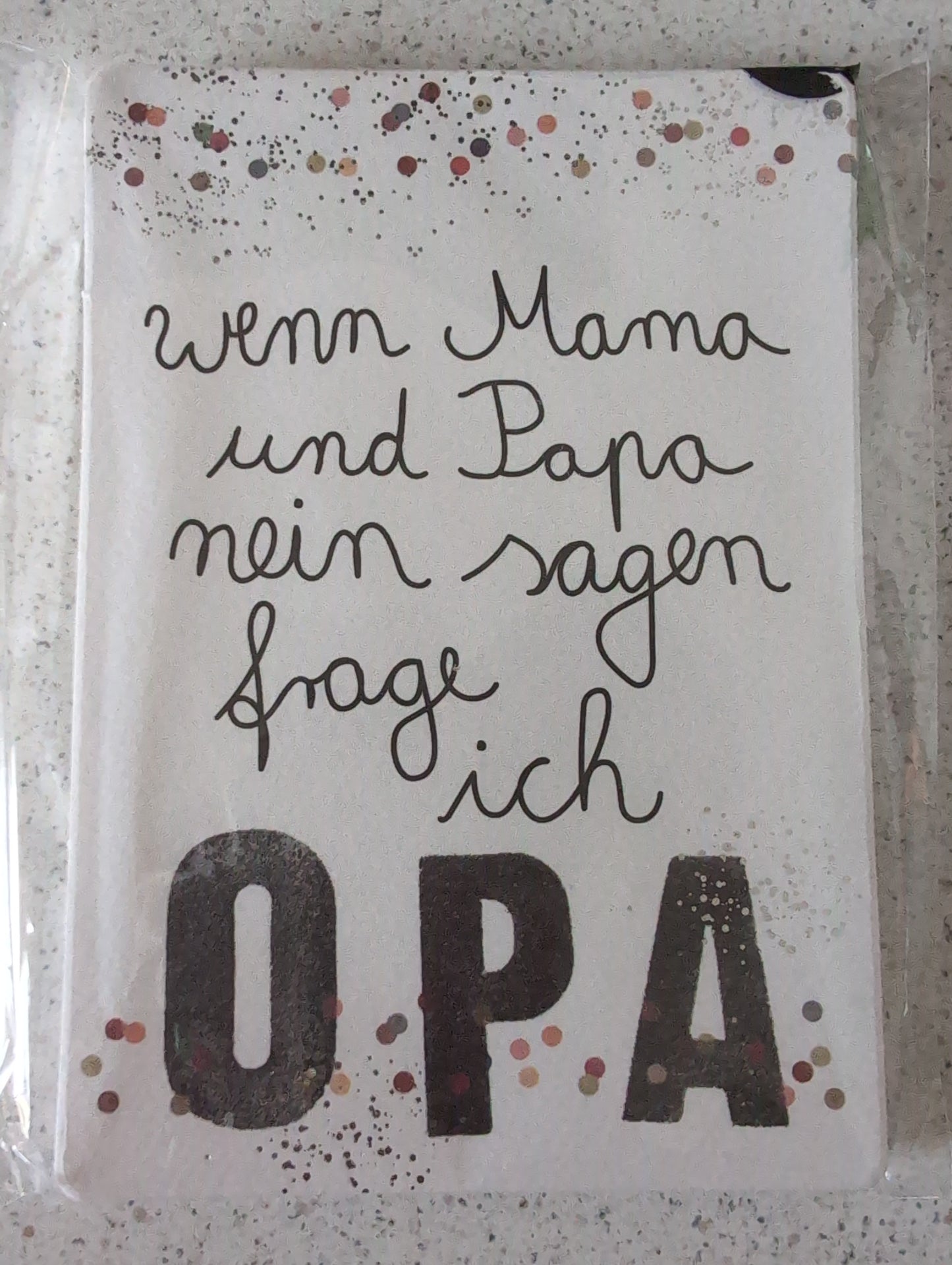 Postkarte "Opa"