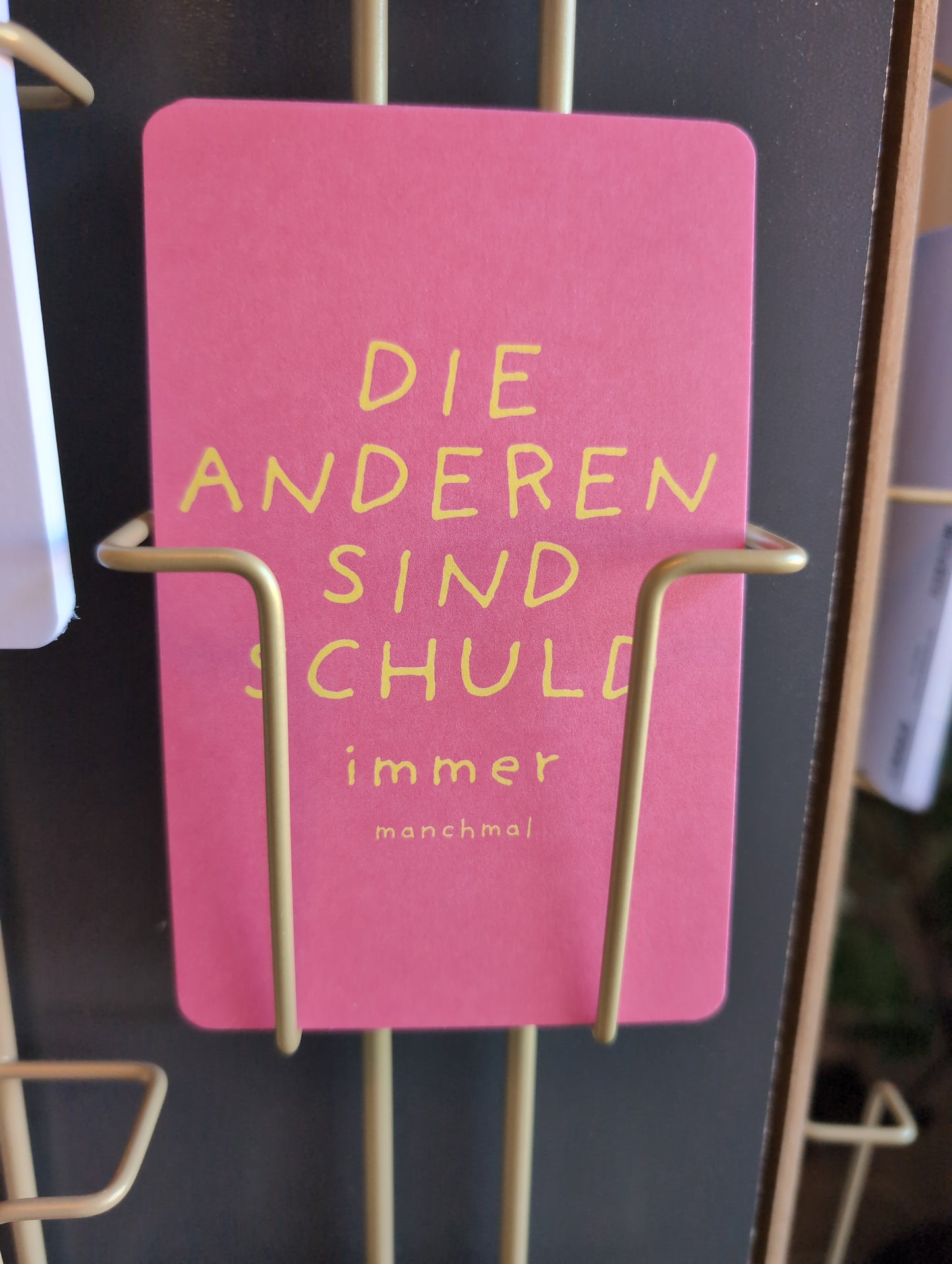 Lunacard Postkarte *Die Anderen sind schuld