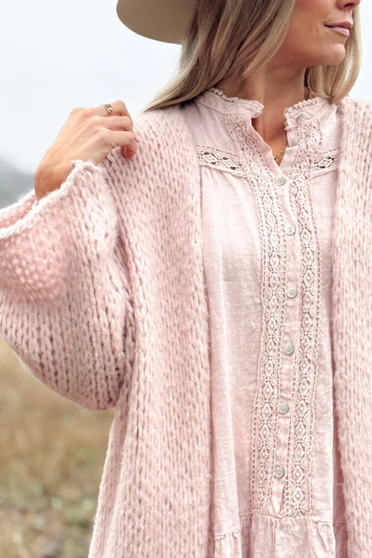 Strickjacke Soft Muse rosa