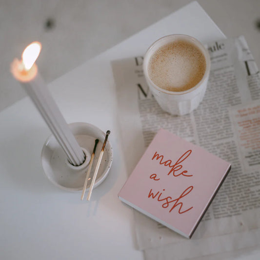 Streichhölzer "Make a wish"