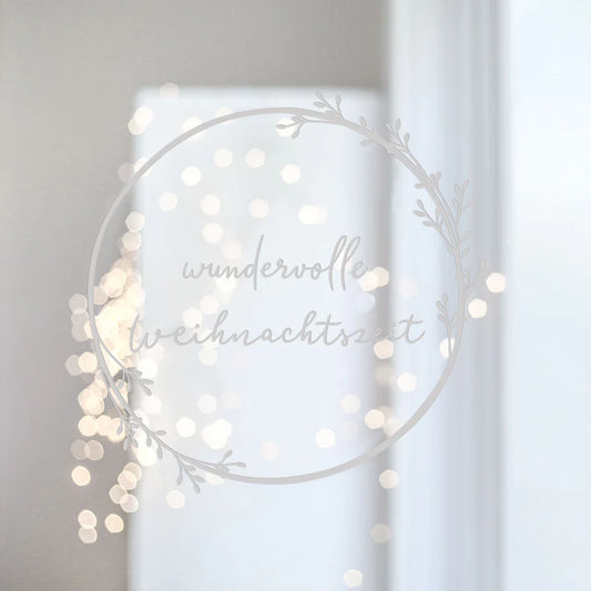 Sticker "Wundervolle Weihnachtszeit"