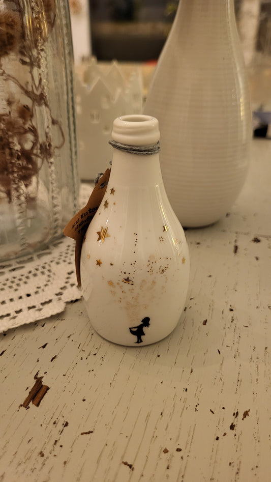 Mini Winter Flaschenvase "Sterntaler"