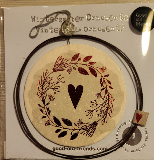 Winterzauberornamente "Herz"