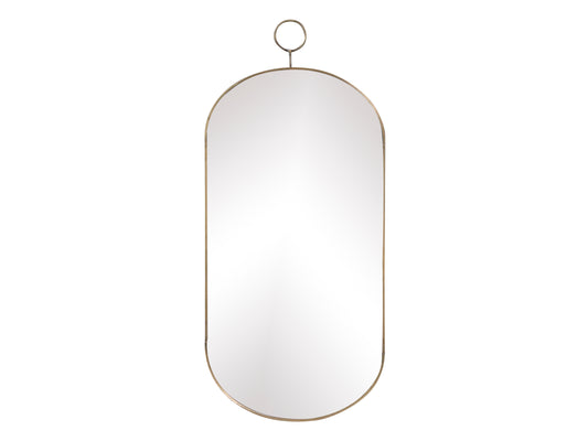 Spiegel mit Messingrahmen