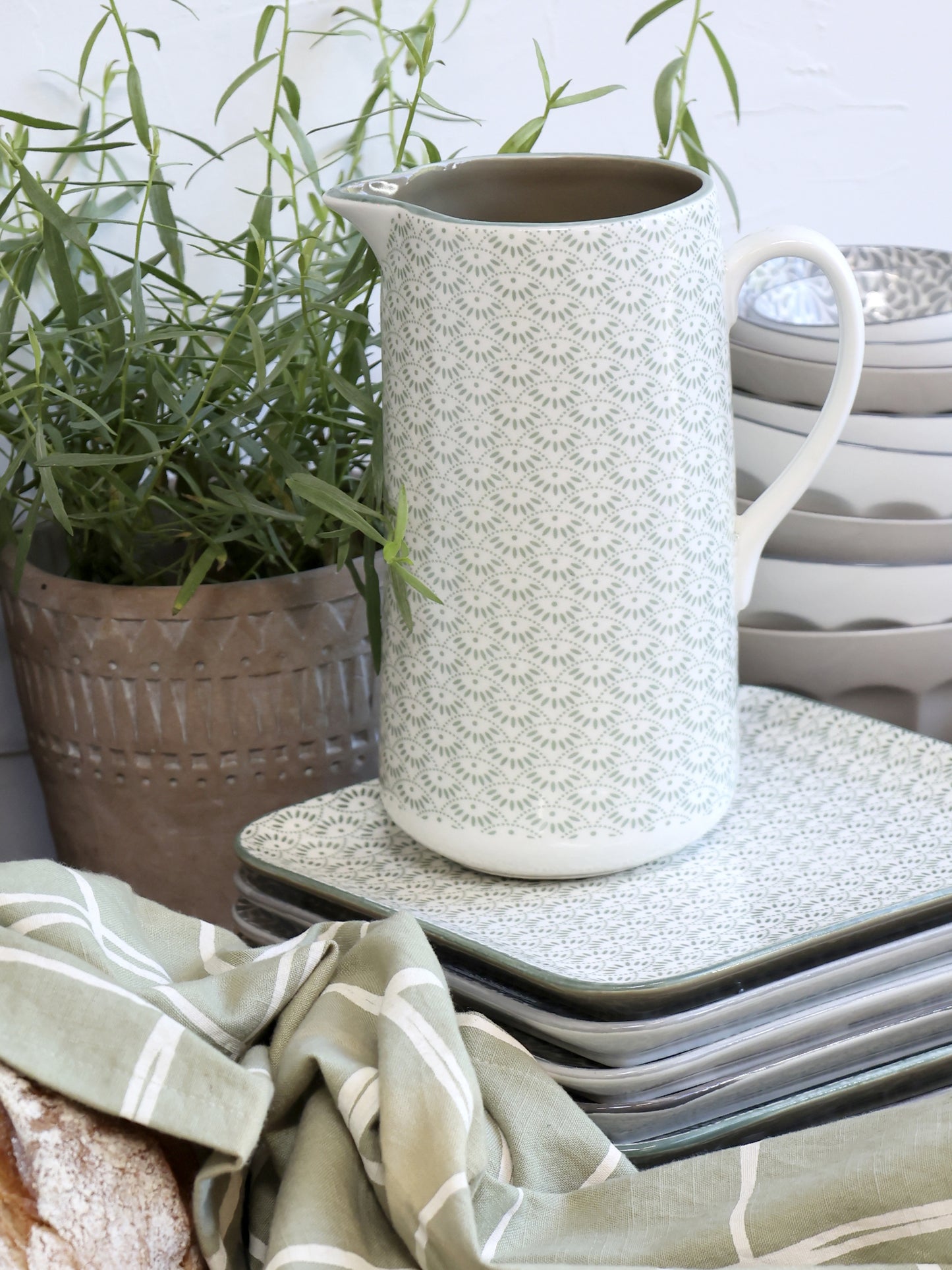 Kanne mit Muster