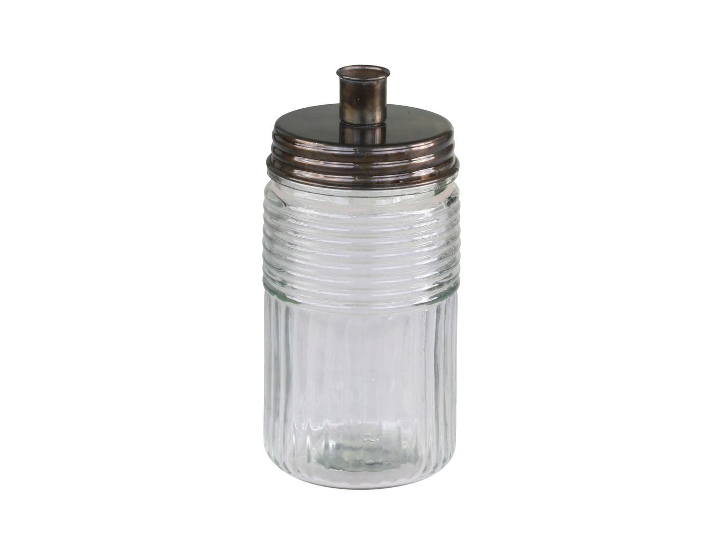Kerzenhalter mit Glas