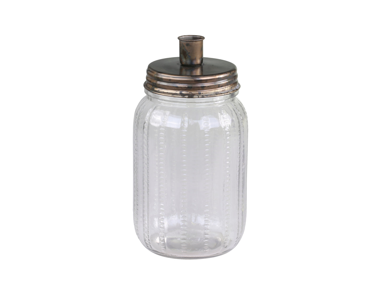 Kerzenhalter mit Glas