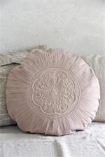 Kissenbezug rund 50cm "rosé"