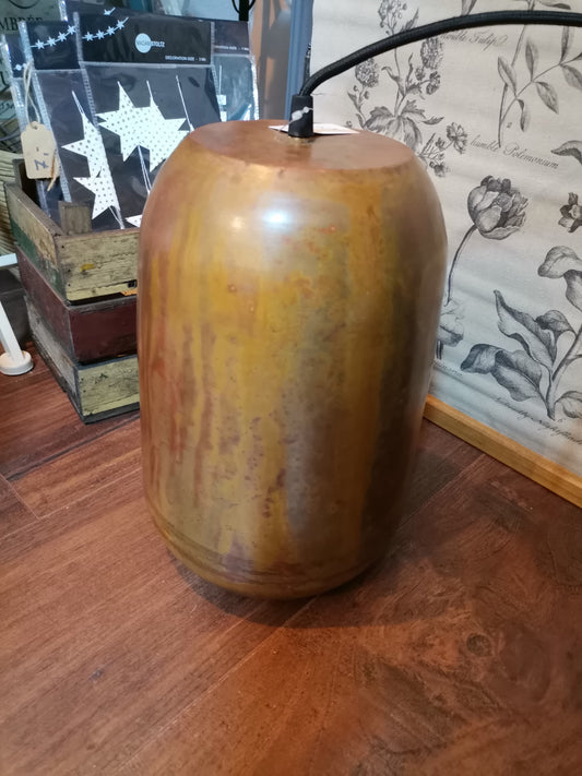 Lampe mit kupferfinish