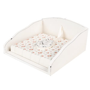 Servietten creme mit Rosen