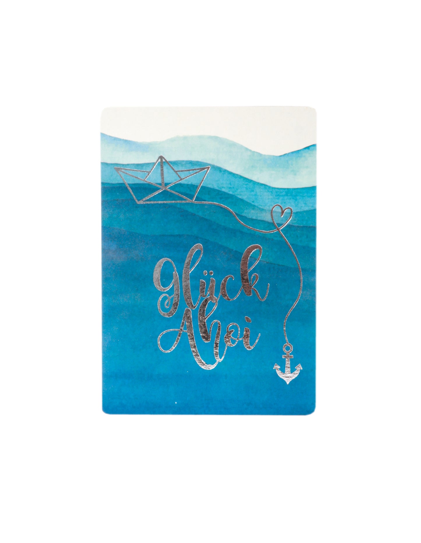 Postkarte "Glück Ahoi"
