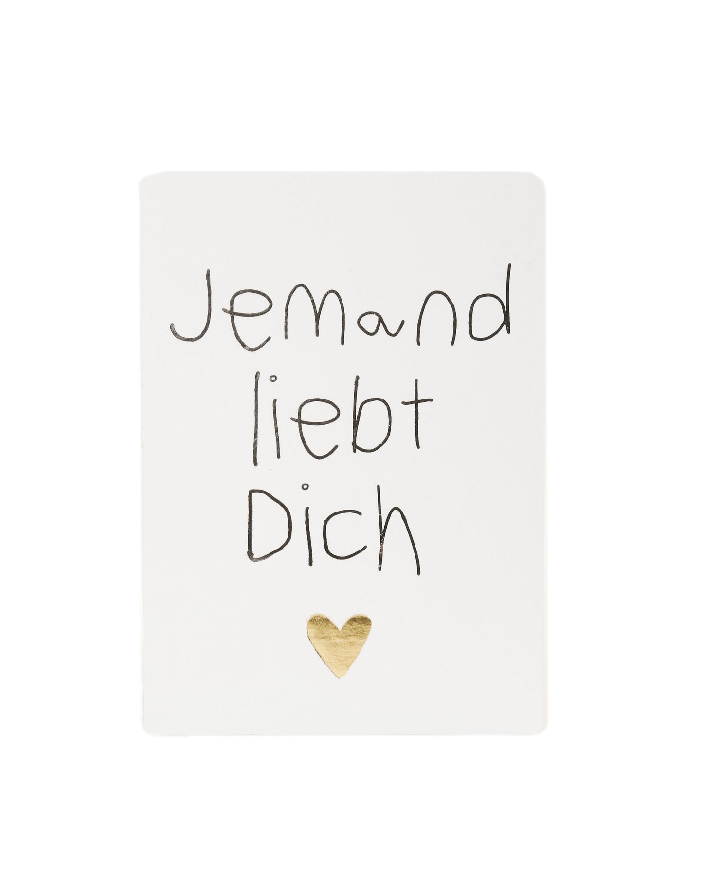 Postkarte Jemand liebt dich