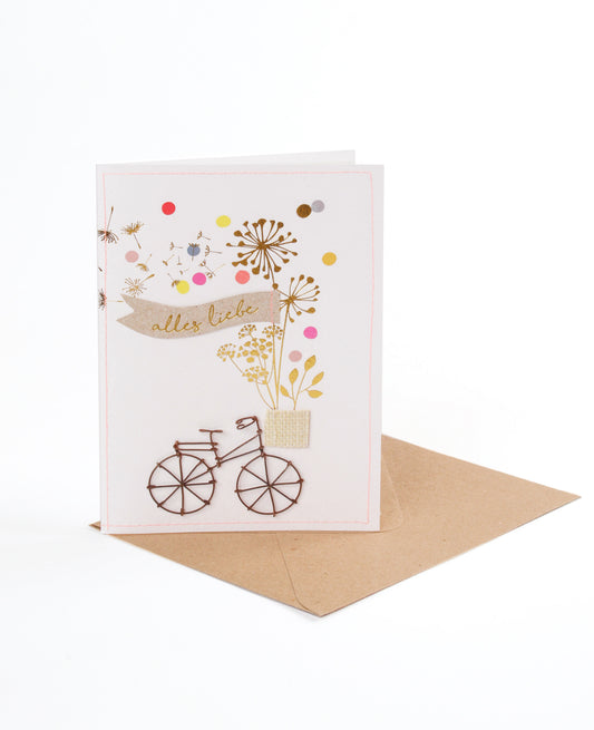 Fahrradkarte Alles Liebe