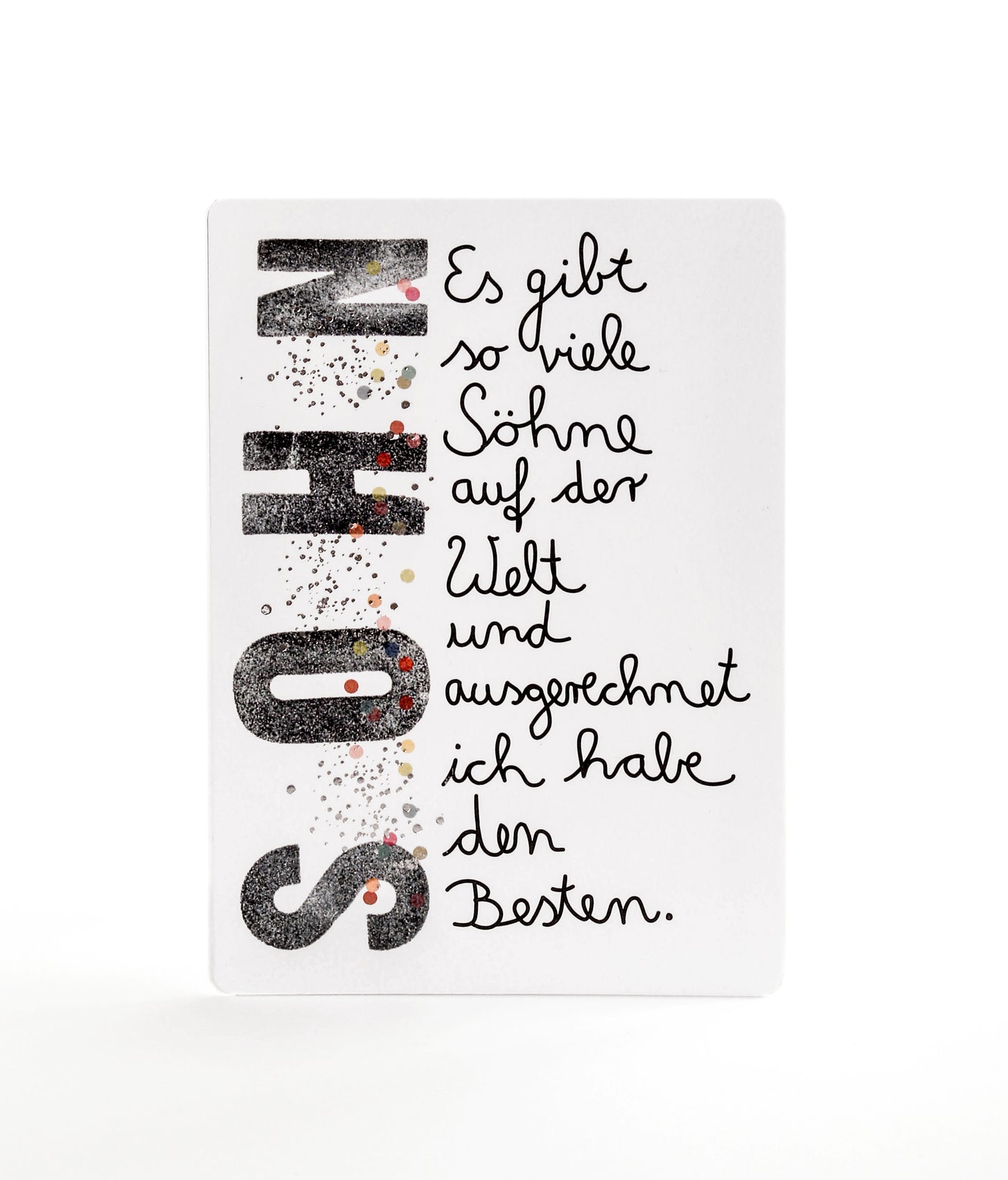 Postkarte Sohn