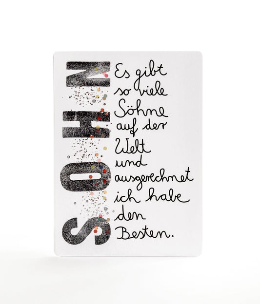 Postkarte Sohn