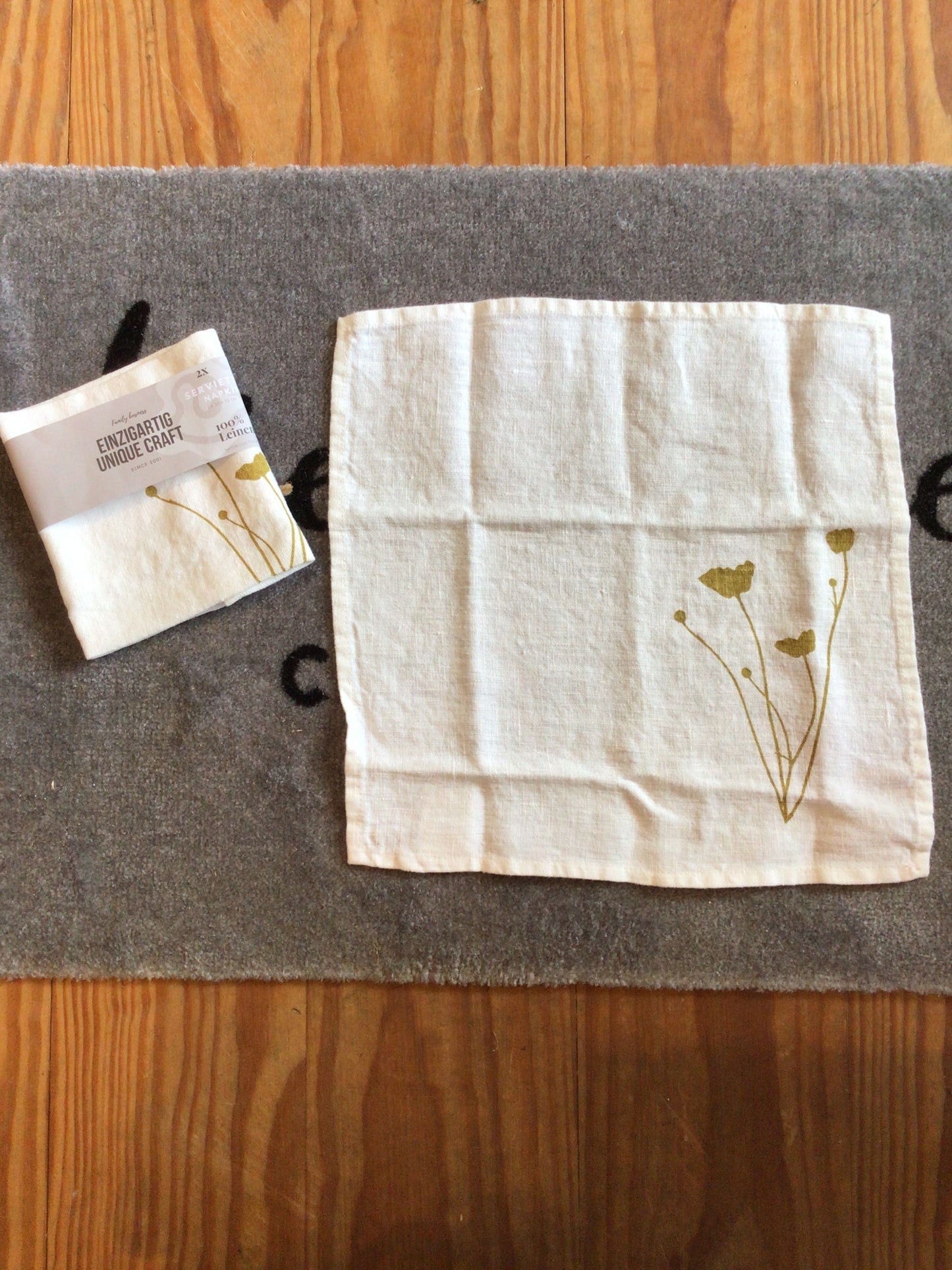 Servietten aus Leinen, 2er Set Yarrow
