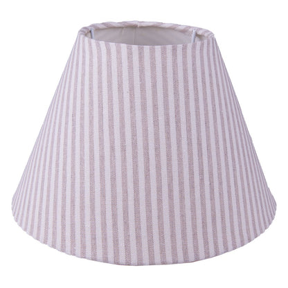 Lampenschirm beige weiß gestreift