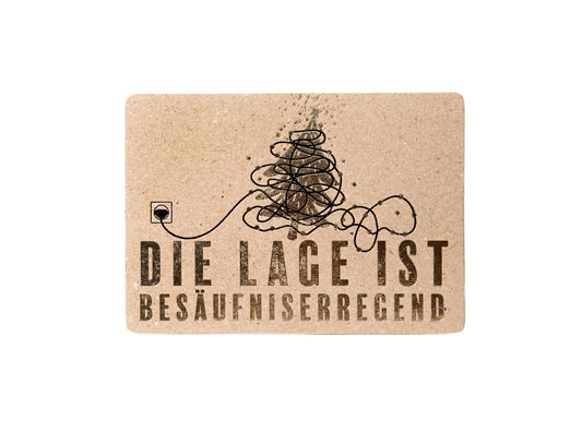 Winter Postkarten. Die Lage ist...