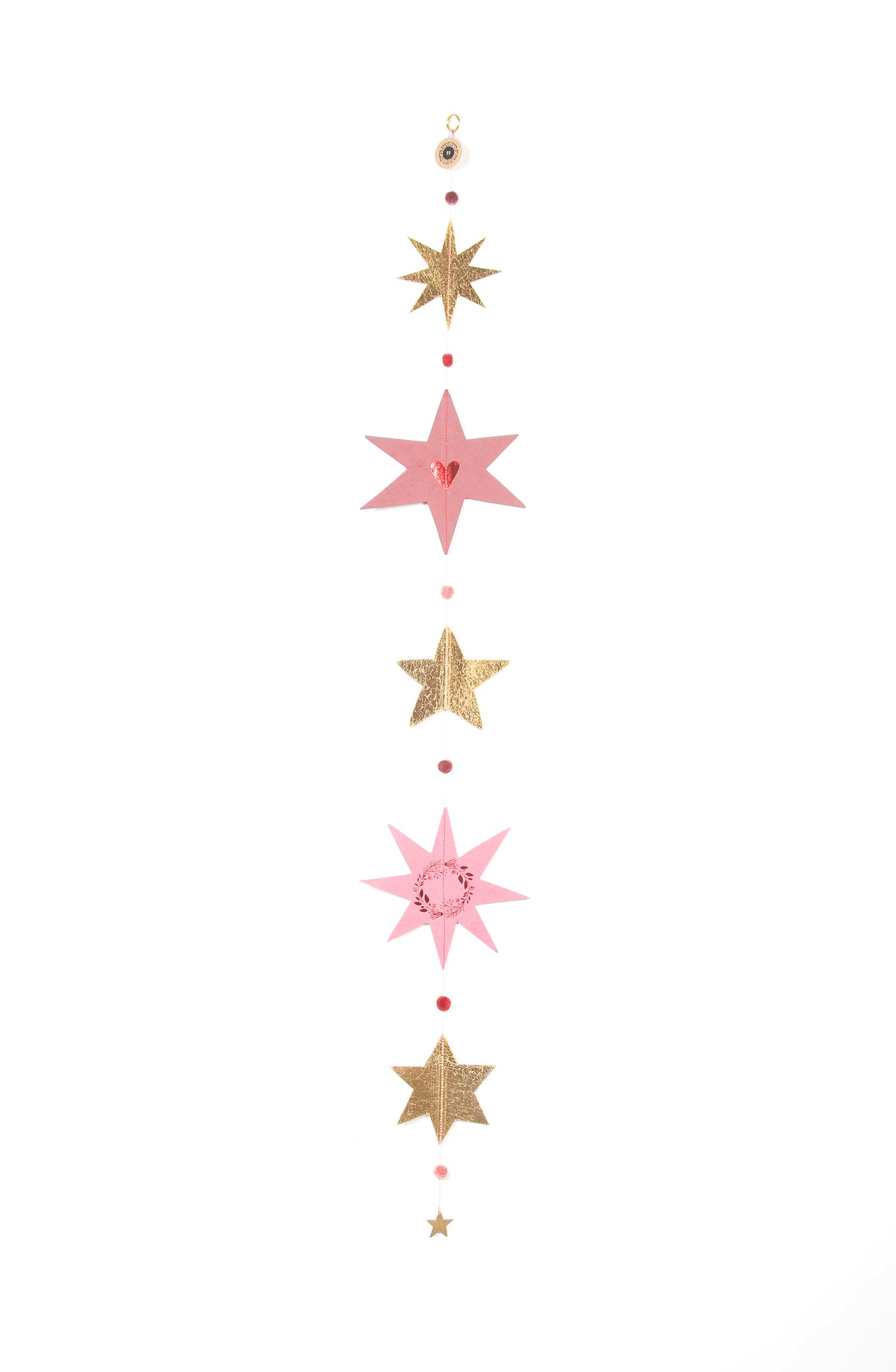 Grosse Sternenketten. Rosa