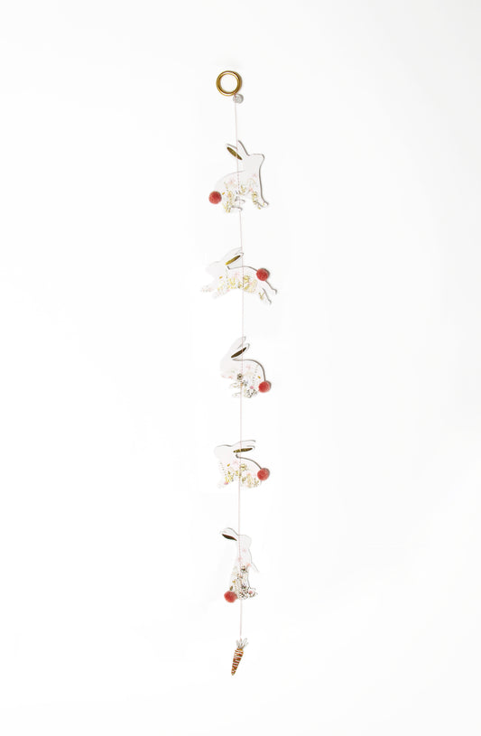 Hoppelhasenkette. Blumenwiese