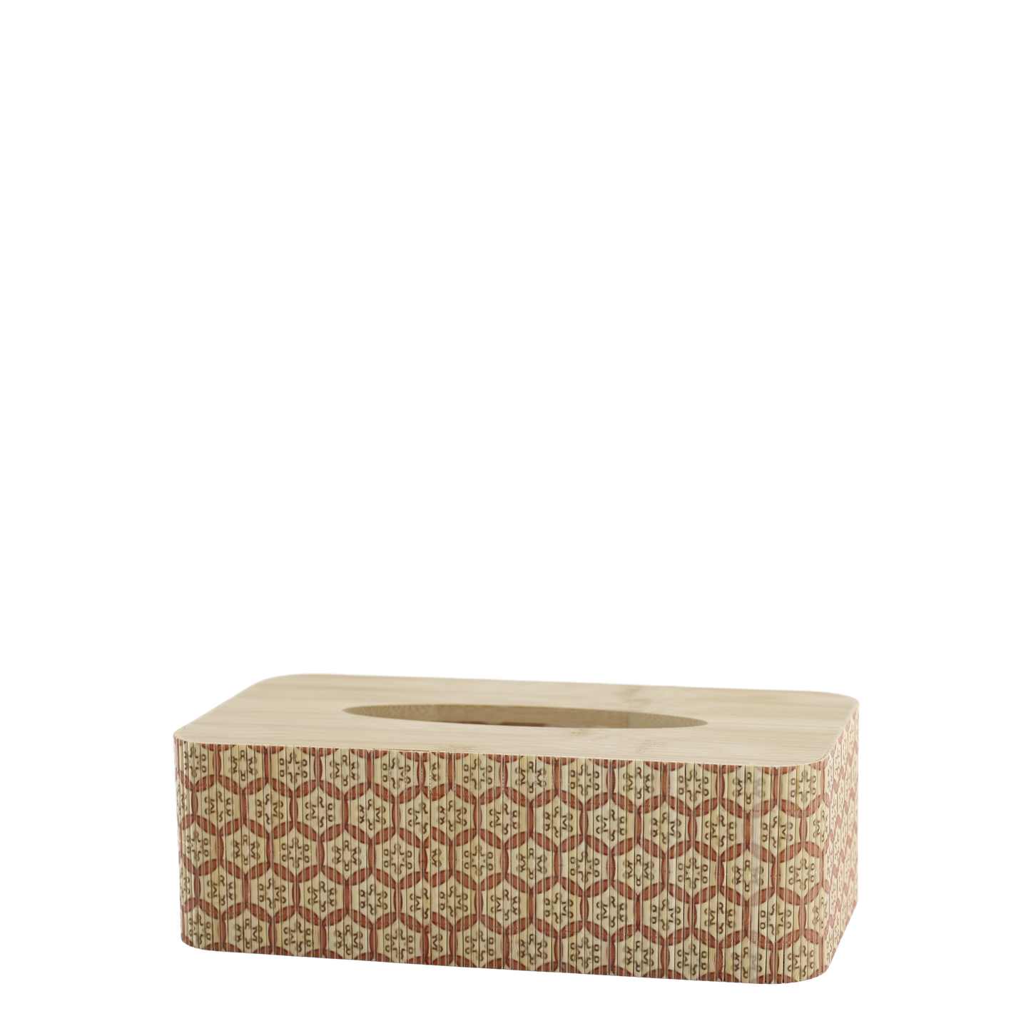 Schachtel aus Bambus Amilly coral blush