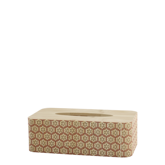 Schachtel aus Bambus Amilly coral blush