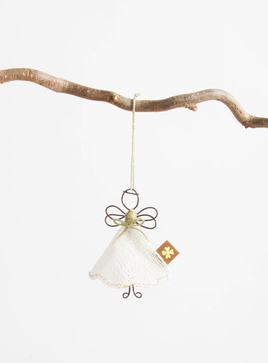 Mini Engelchen. Goldenes Kleeblatt